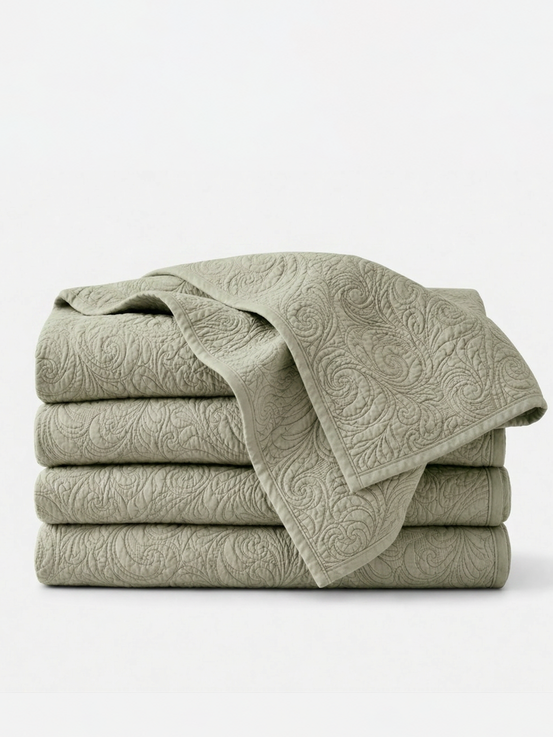 Floral Grey Olive