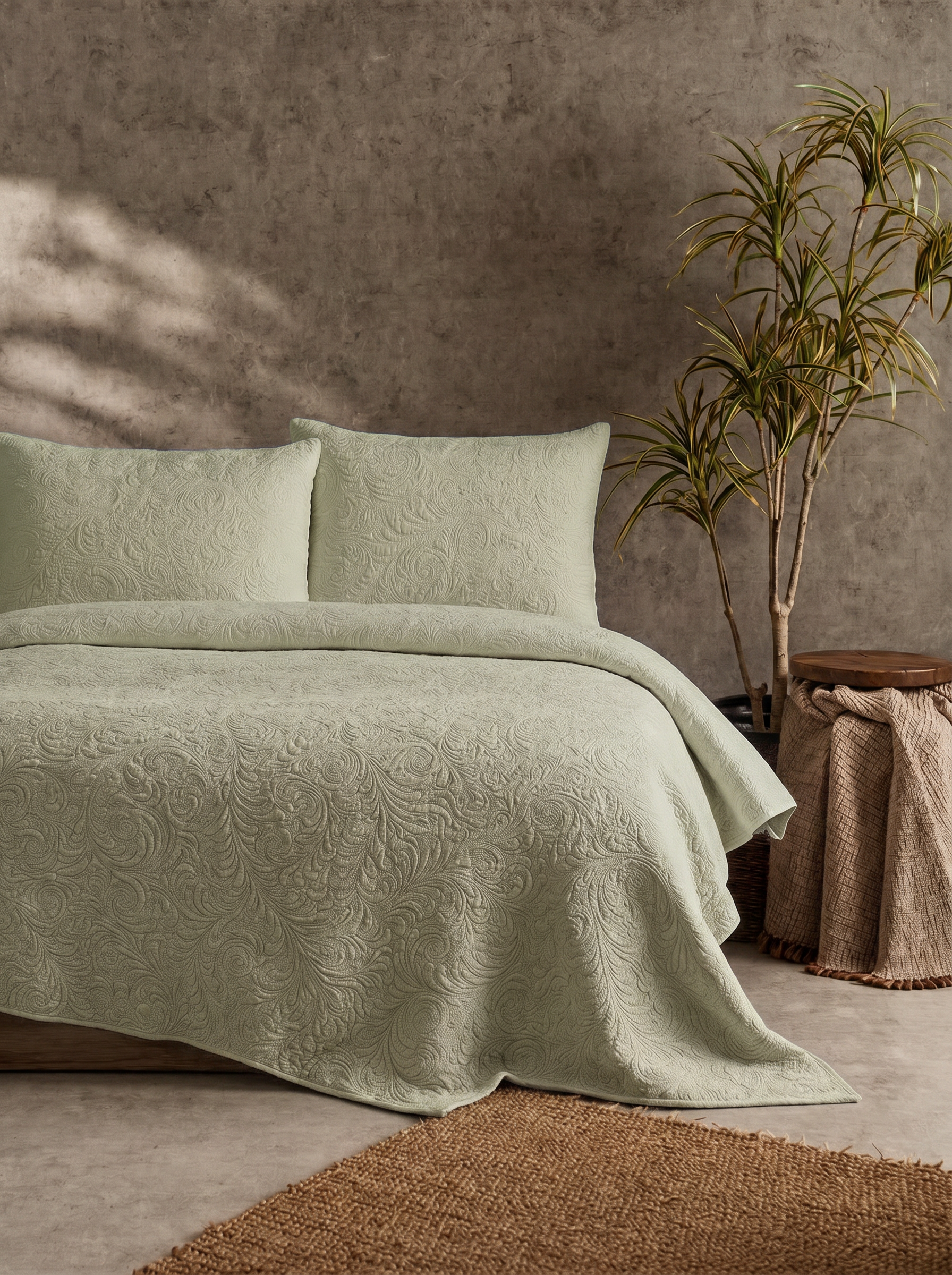 Floral Grey Olive - Image 2