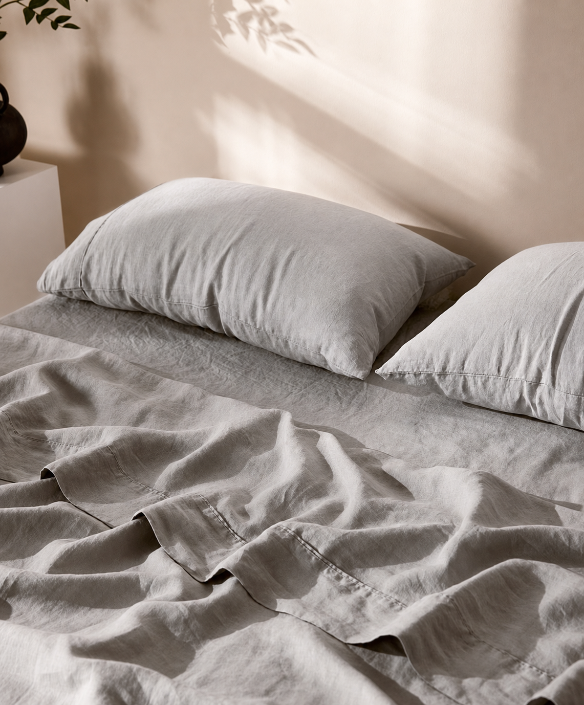 Flat Bed Sheets Grey
