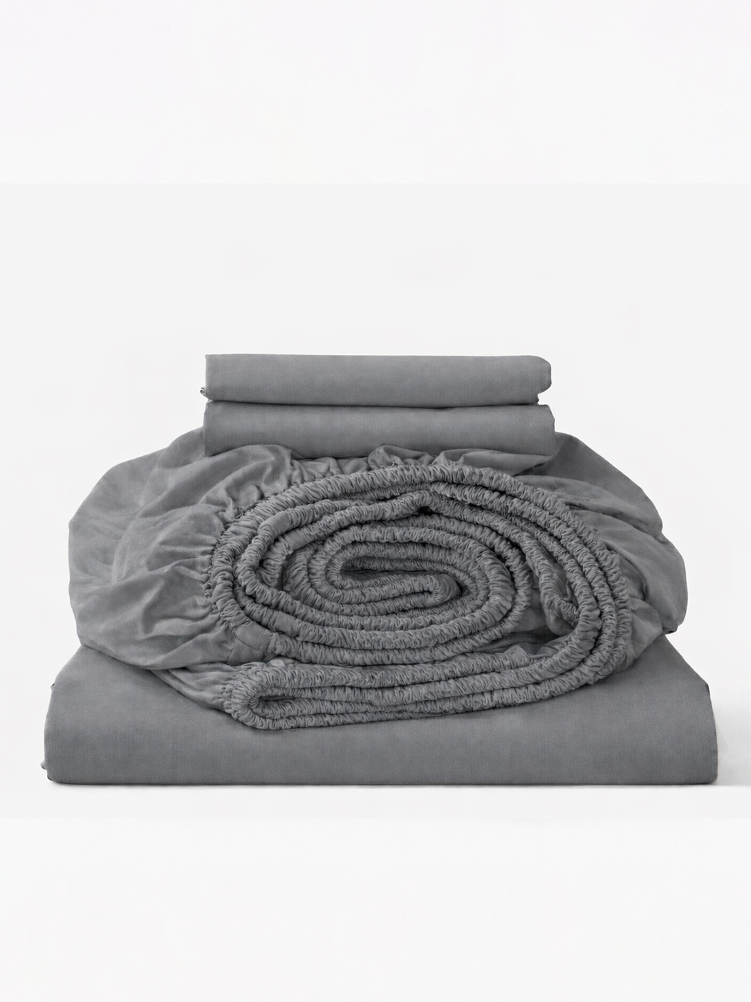 Fitted Bed Sheets Grey